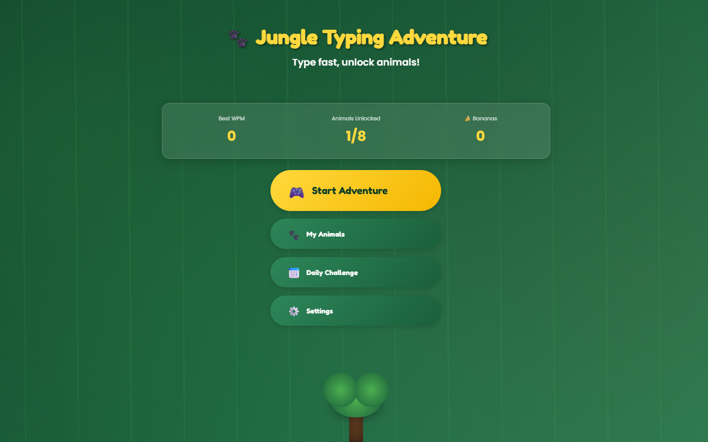 Jungle Typing Adventure – For Kids